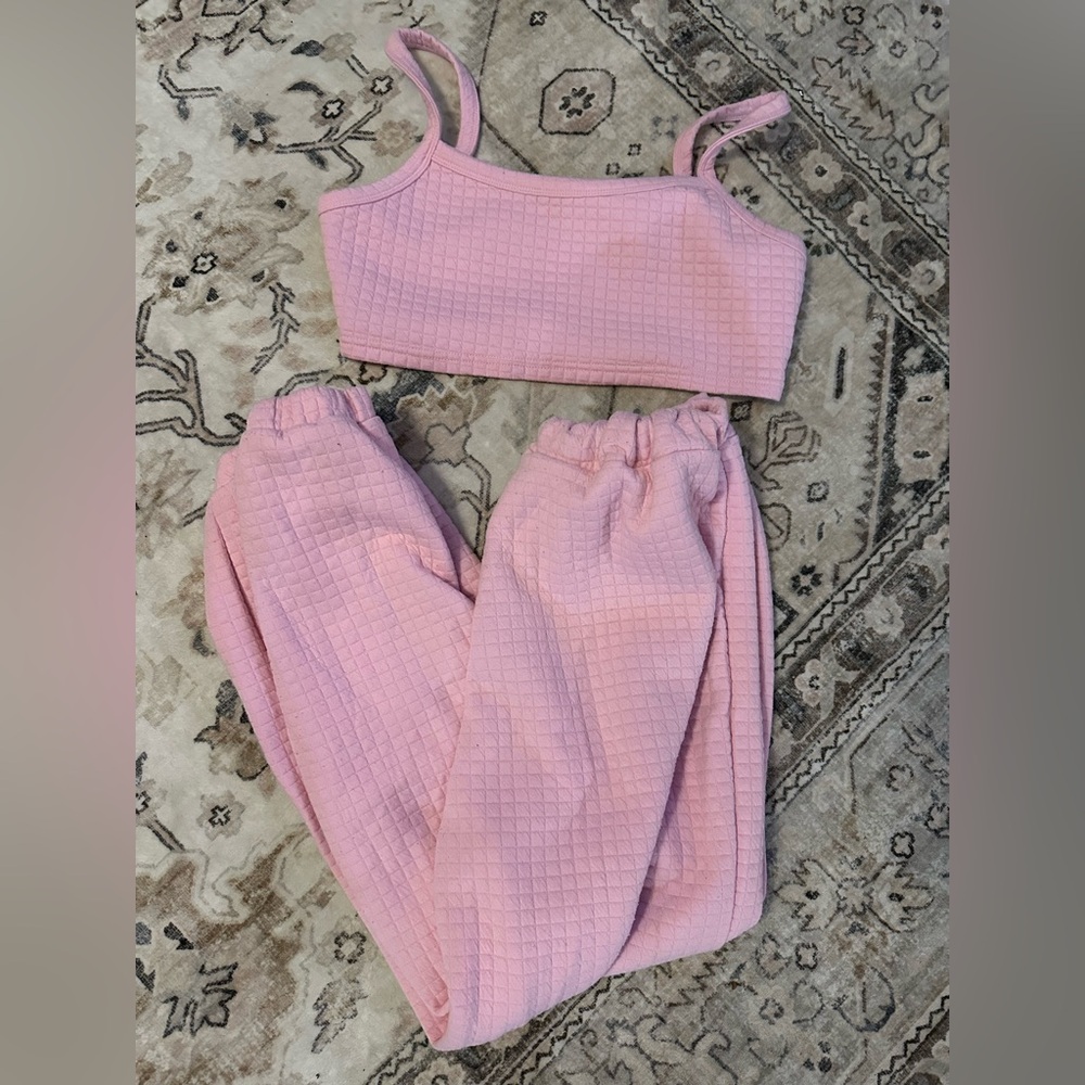 Pink Two Piece Set